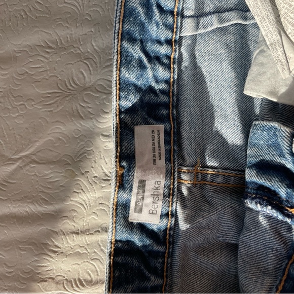 Bershka denim cargo mini skirt - Picture 4 of 4